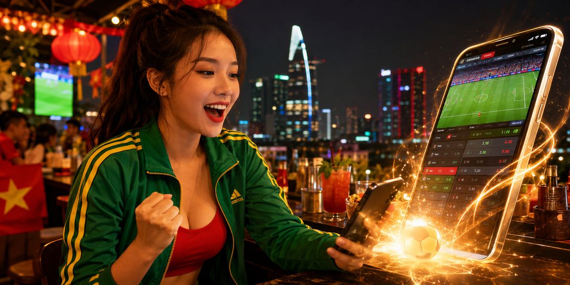 Hình ảnh người dùng trải nghiệm casino và cá cược trên thiết bị di động tại TP.HCM