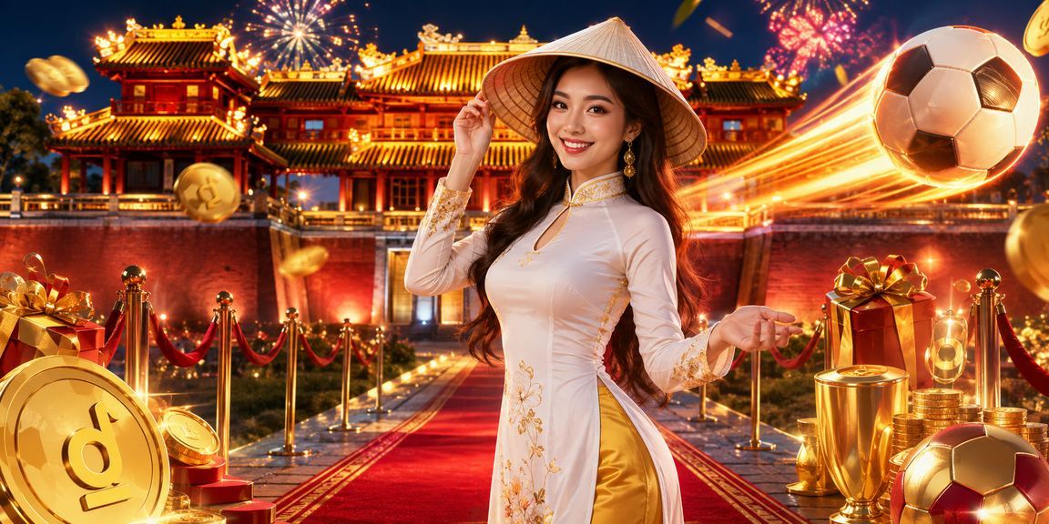 Người phụ nữ đội nón lá tại Huế sử dụng điện thoại xem kèo cá cược